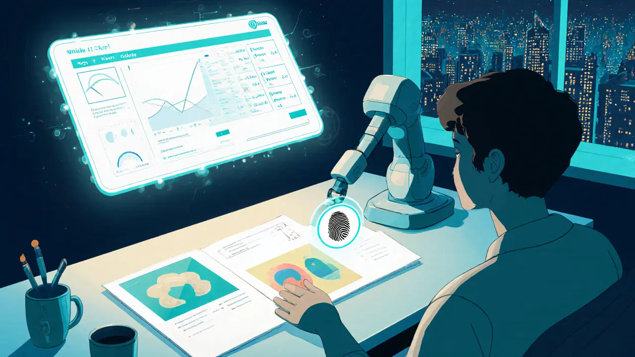 Цифровой анализ рисунков выделяет три повторяющихся элемента, формирующих авторский стиль художника.