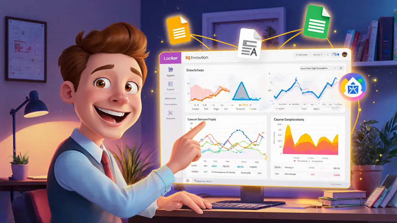 Looker Studio для отчетов онлайн-школы: настройка и готовые шаблоны