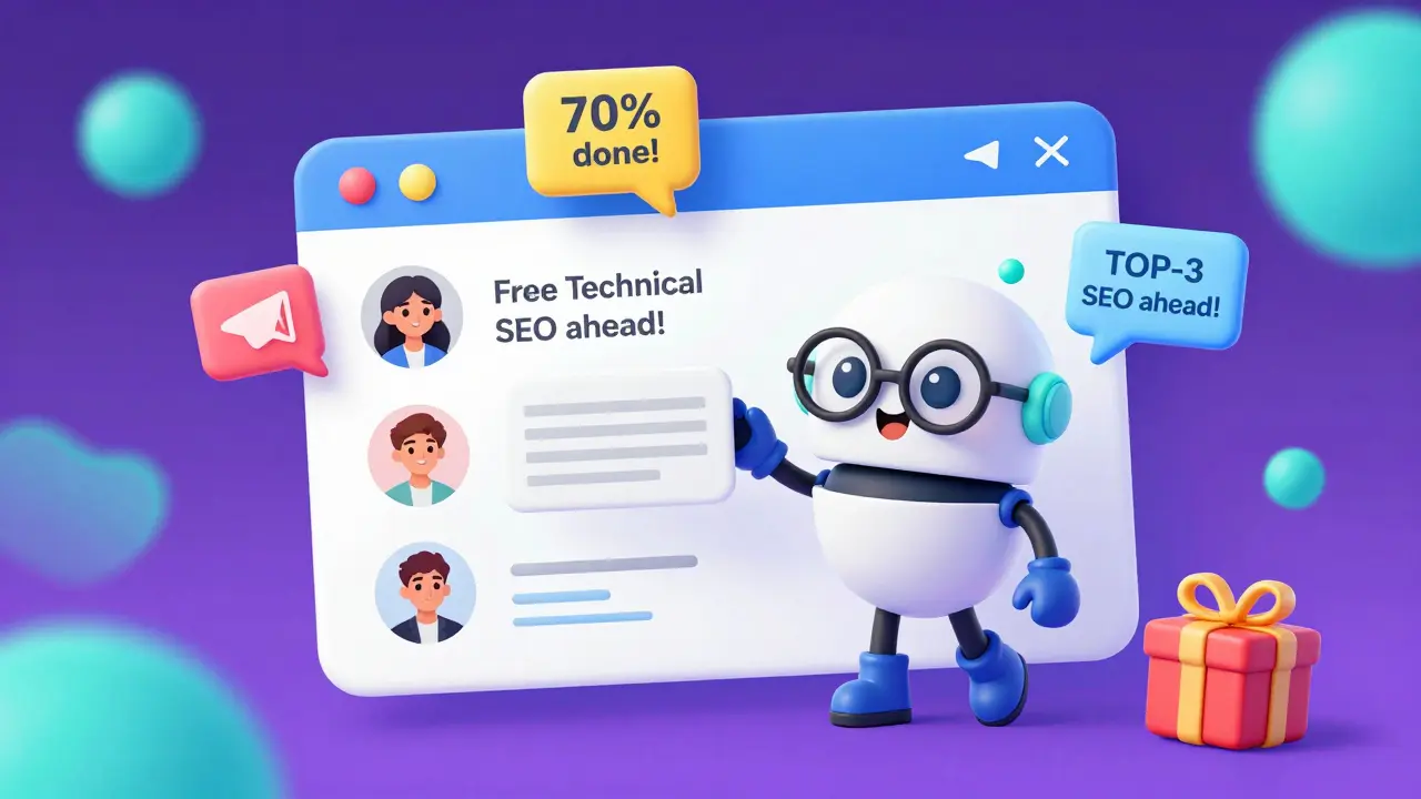 Чат-бот в Telegram предлагает персонализированный бонус на основе прогресса пользователя.