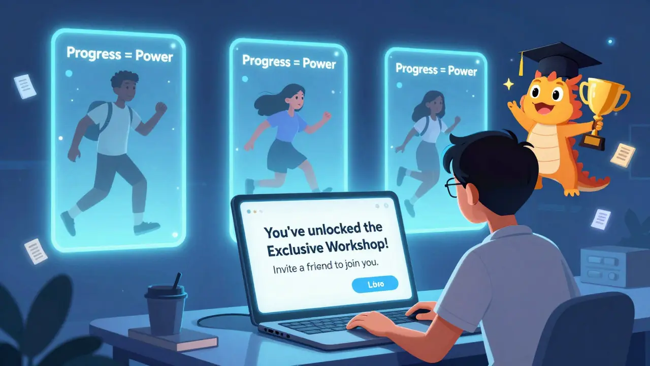 Студент приглашает друга к эксклюзивному воркшопу через волшебный портал.