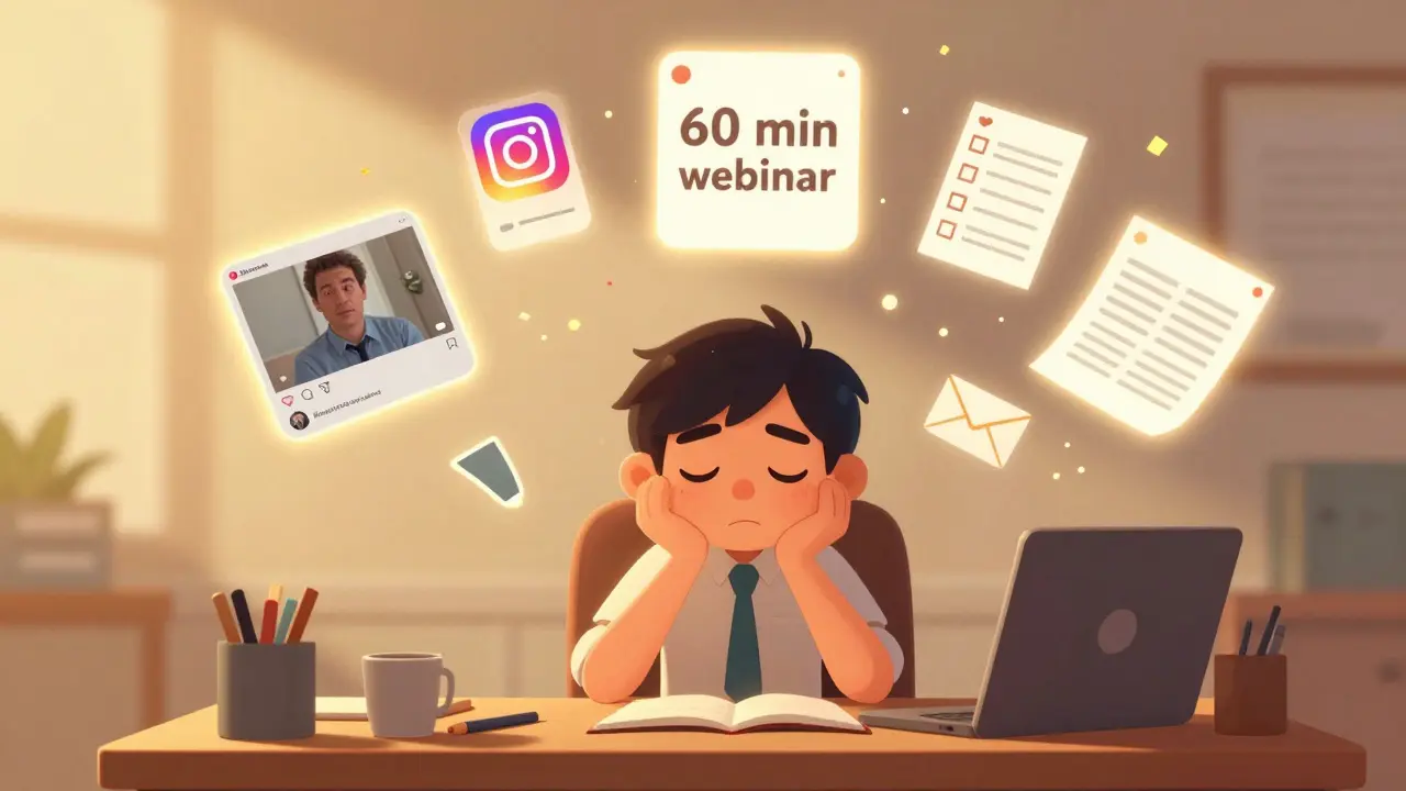 Репурпозинг контента курса в соцсетях: как превратить один вебинар в 50 постов