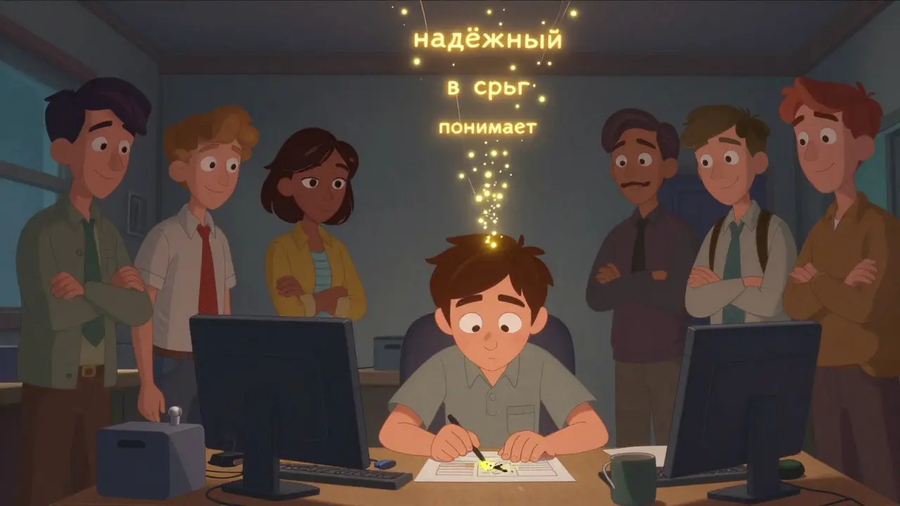 Тихий работник, который тихо выполняет работу, а вокруг — одобрительные взгляды