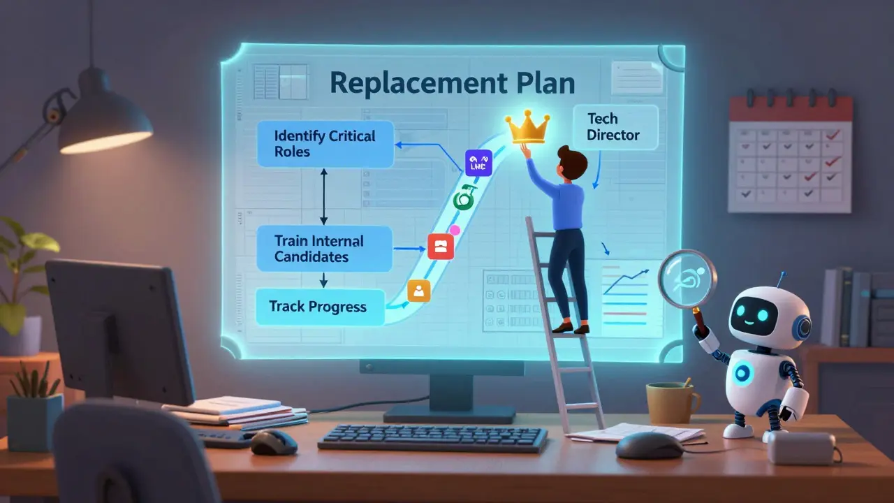Чертеж плана замещения с внутренним кандидатом, поднимающимся по лестнице из LMS-иконок.