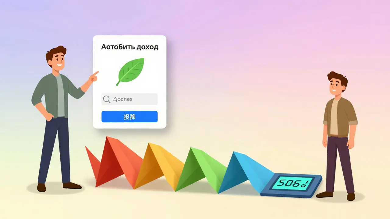 Пользователь проходит пошаговый процесс добавления дохода: выбор категории, даты и суммы в интерактивных всплывающих окнах.