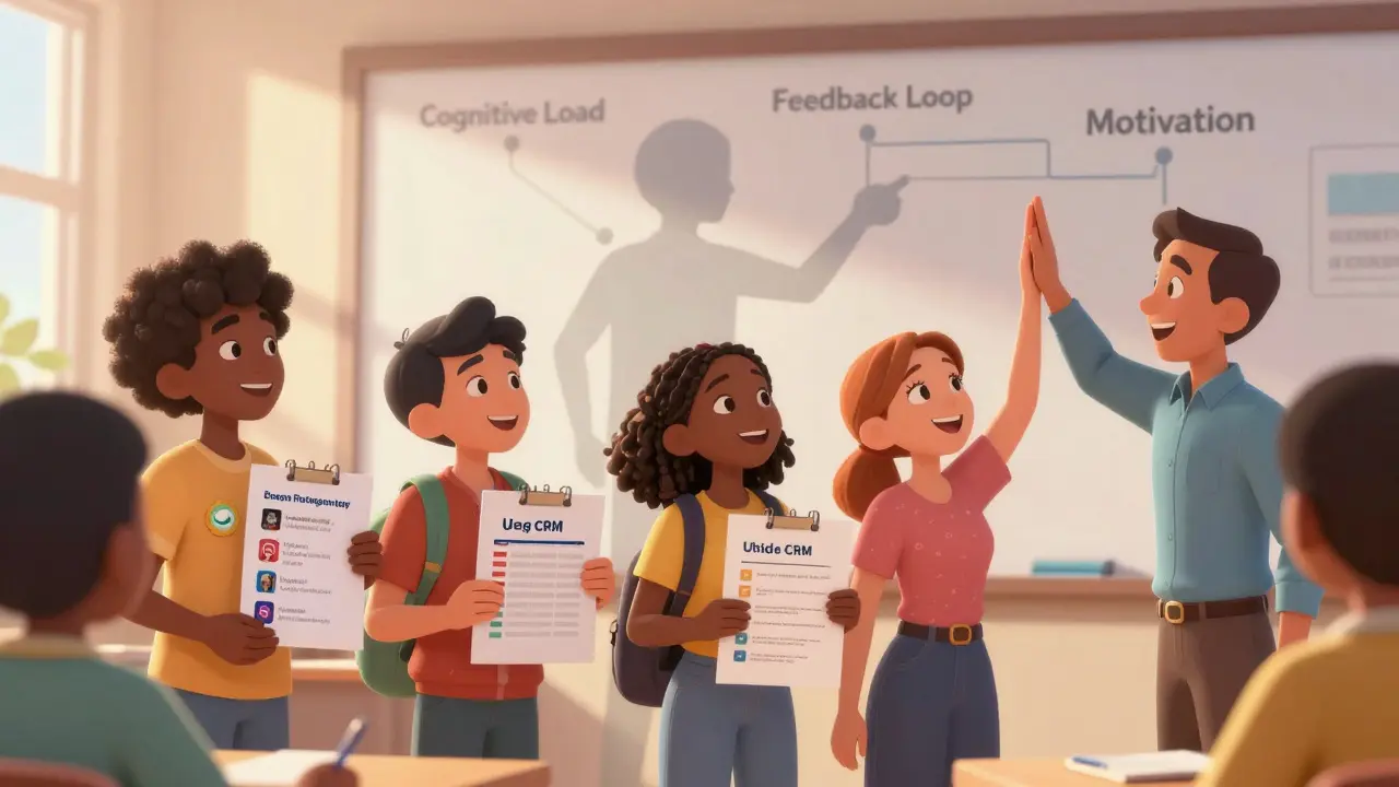 Ученики получают награды за выполнение заданий, методист незаметно управляет процессом обучения из фона.