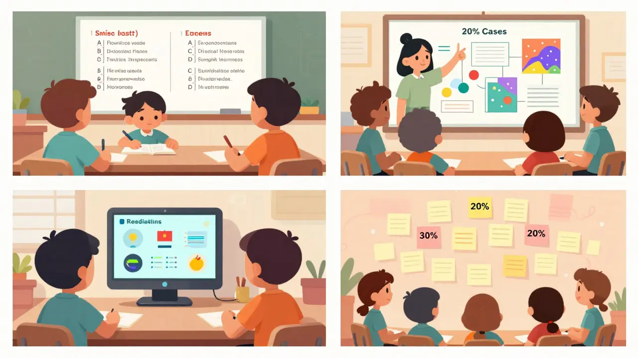 Урок истории: тесты, кейсы, проекты и рефлексия в одном классе.