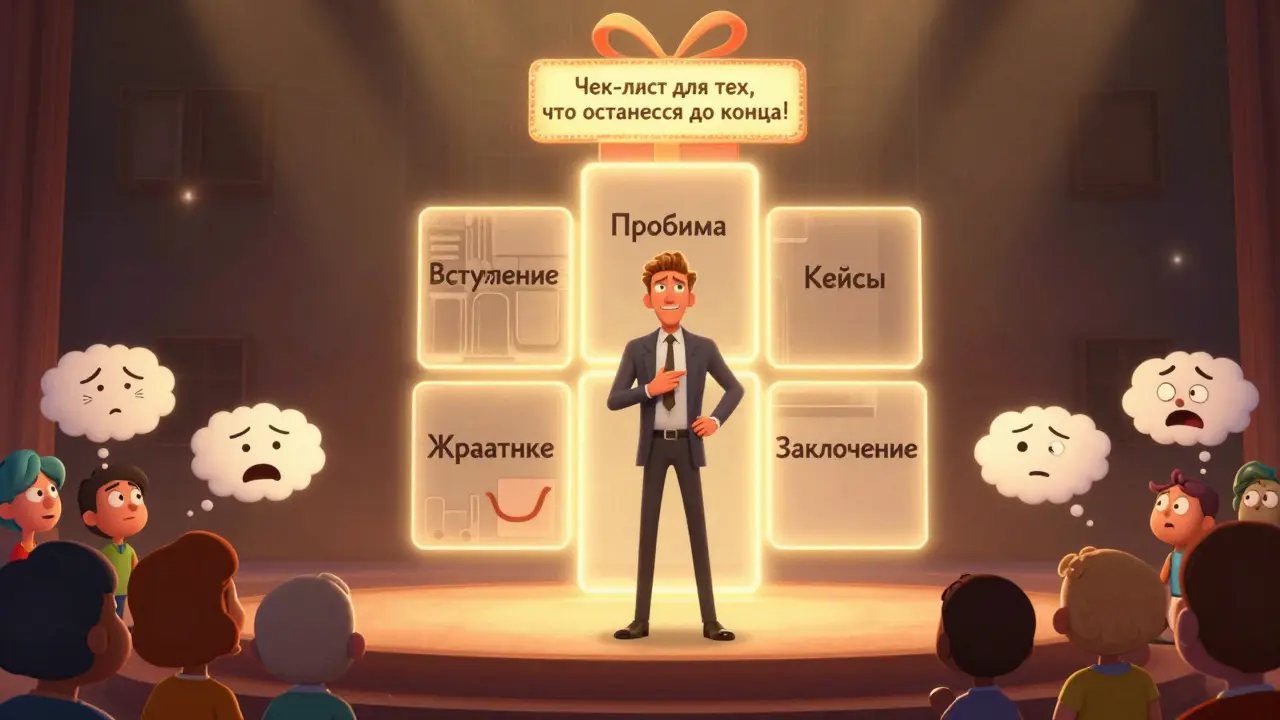 Продажи через вебинары: структура продающего выступления