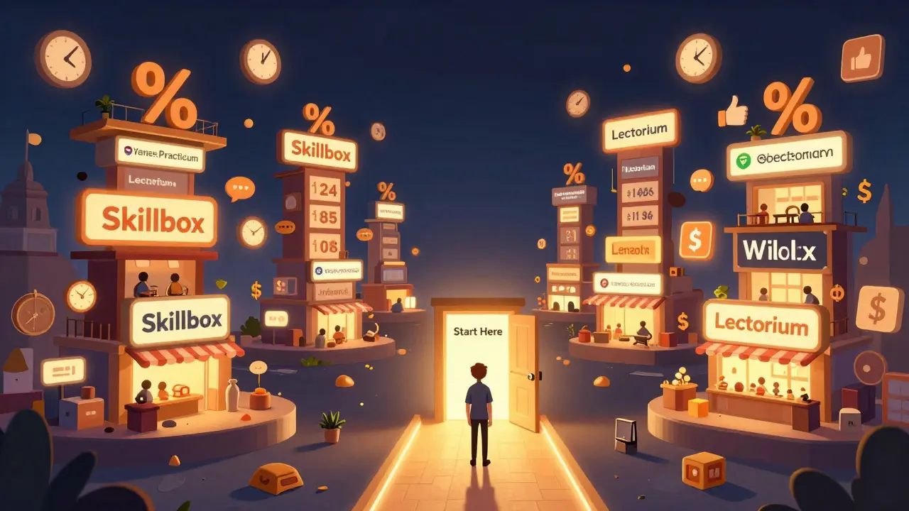 Продвижение курсов на маркетплейсах знаний: правила и комиссии в 2026 году