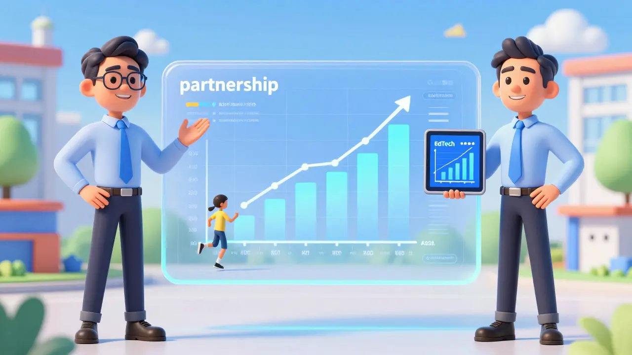 Обсуждение стратегии роста между владельцем школы и EdTech-экспертом