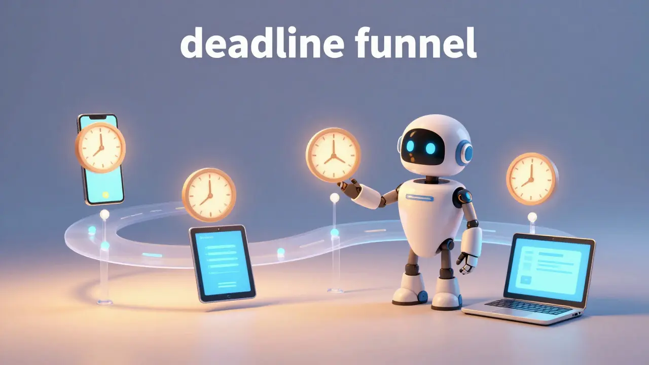 Робот-помощник показывает синхронизированную систему дедлайнов на разных устройствах