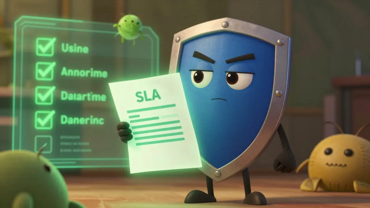Щит с договором SLA защищает систему от ошибок и сбоев