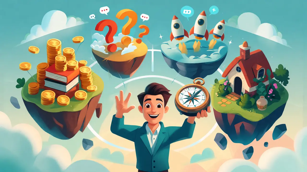 Иллюстрация метода VRTN с четырьмя островами контента